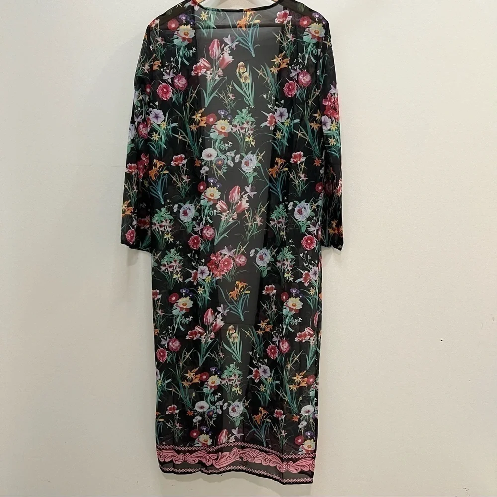 𝅺FLORAL Duster Cover Up